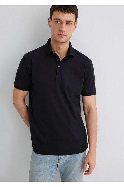 Mavi Μαύρο μπλουζάκι πόλο - Regular Fit0612011-900