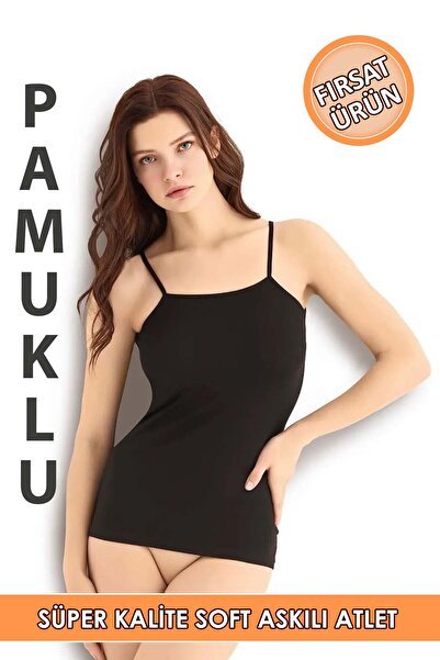 MYS GRUP TEKSTİL Tricou de damă din bumbac-lycra cu curea neagră / 503