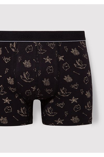 Mavi Printed Black Boxer 092449-85585