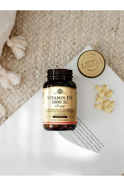 Solgar Vitamin D3 1000 Iu 100 Capsules