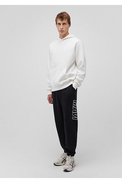 Mavi Logo Printed Black Sweatpants 0010208-900