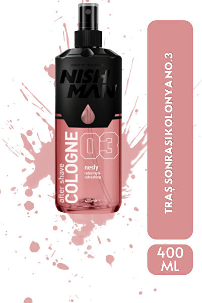NISHMAN Tıraş Sonrası Kolonya Karayip Limon Kokusu Nesly 03 400 ml
