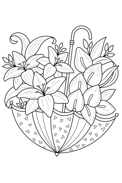 MAXİ Çiçeklerle Mandala