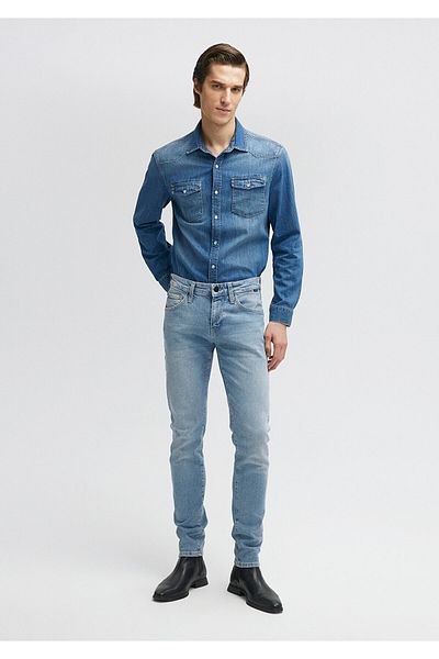 Mavi Παντελόνι Kvnç Black Shaded Light Indigo Si Jean 001070 -33974