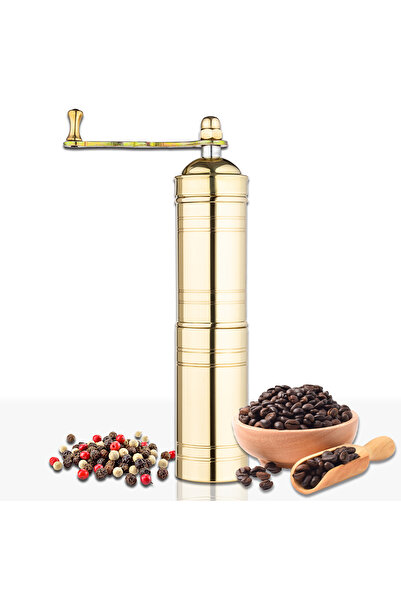 Glios Rice Coffee, Black Pepper, Black Cumin and Flax Seed Grinder Hand Mill Grinder 20 cm