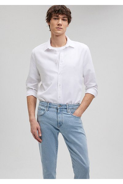 Mavi Бяла риза Slim Fit / Тесна кройка 8810217-620