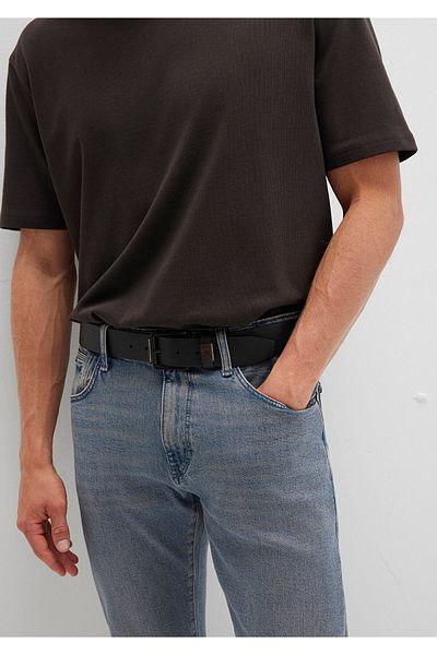 Mavi Faux Leather Μαύρη Ζώνη -0910871-900