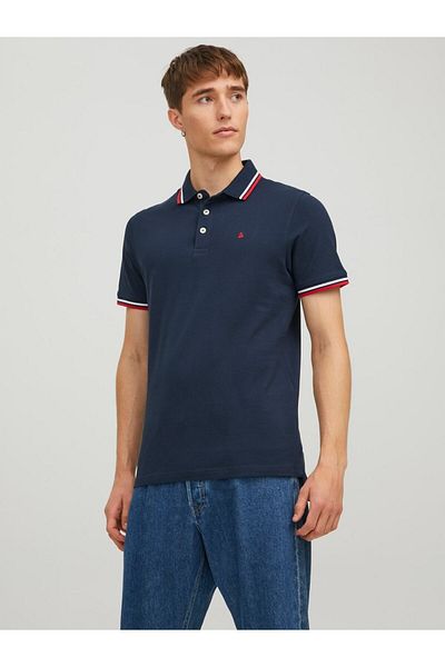 Jack & Jones Ανδρικό μπλουζάκι Jjepaulos Polo Ss 12136668