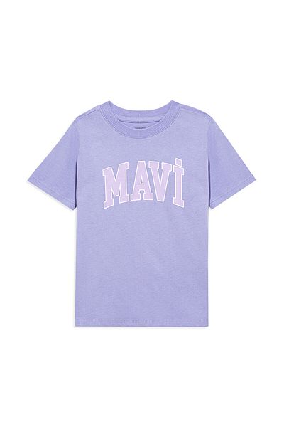 Mavi Tricou violet cu logo imprimat, cu croiala normală / croială normală 7610109-70541