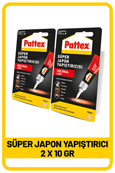 Pattex Sk Yapıştırıcı 10 gr X 2 Adet | Hızlı Ve Güçlü Yapışma