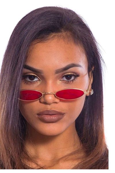 Toz Vintage Tuvi Red Long Round Vintage&retro Sunglasses