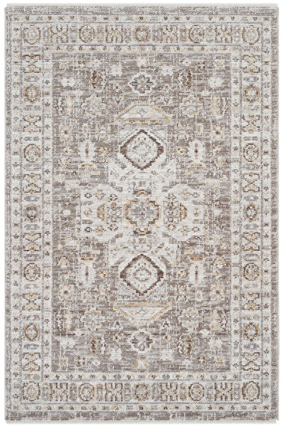 Cool Halı Belina Cream Mink Vintage Carpet – Thin Summer Ethnic Loop Retro Rug for Living Room & Hall