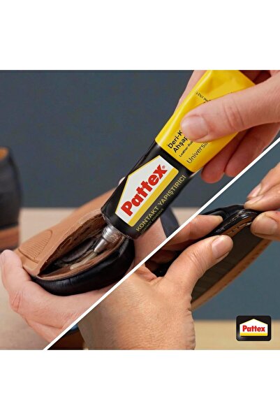 Pattex Kontakt Yapıştırıcı Seti - Deri, Kauçuk, Ahşap 50g Metal, Plastik, Cam 50g