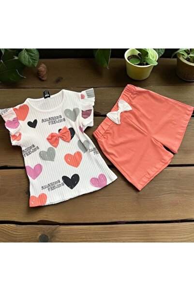 Babexi SET DE LEGGINGS CU IMprimare INIMA FLORI DE ROBUSTA