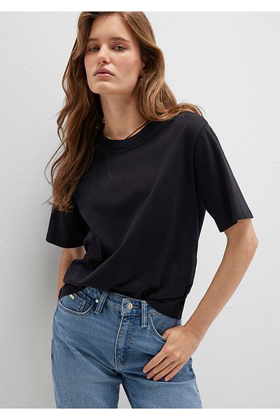 Mavi Black Crew Neck Basic T-shirt - Regular Fit 1600955 -900