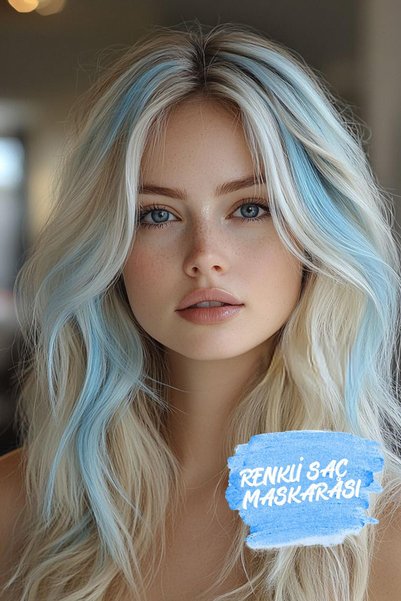 WeMara MAVİ BALYAJ SAC MASKARASI 7 ml