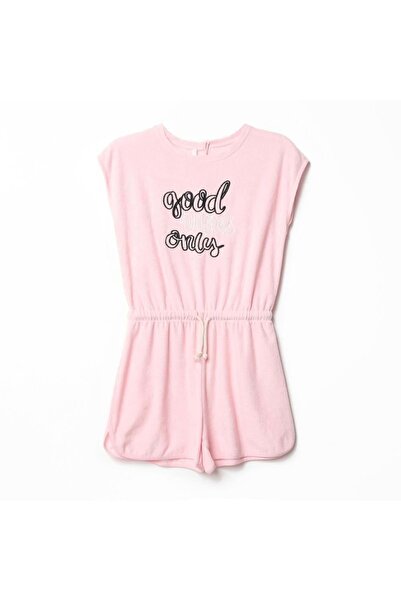 Nanica Kids GOOD VIBES HAVLU ŞORT TULUM Pembe