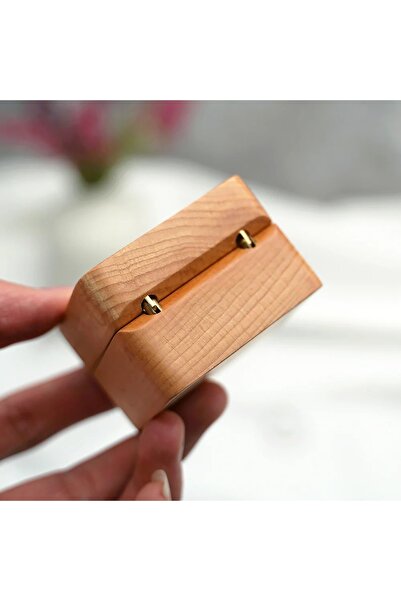 Ahşap Bygembox Yüzük Kutu | Evlenme Teklifi & Nişan Düğün Yüzük Kutusu | Alyans, Tektaş Kutusu