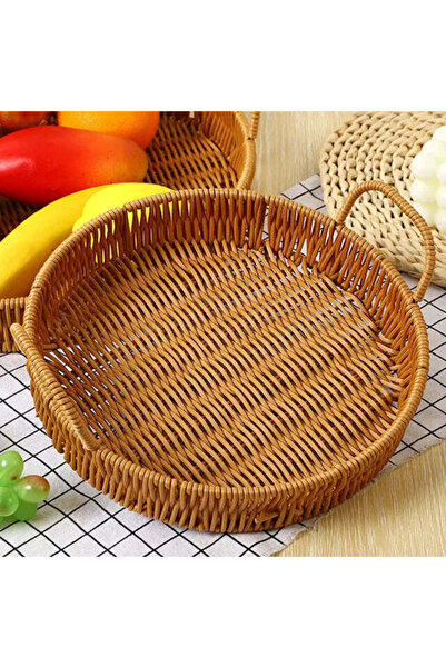 OEMN Coș decorativ LUNA LUX, stil ratan, elegant și durabil