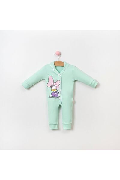Sparrow Laurel Unisex Bebek Daisy Duck Baskılı Önden Düğmeli Mevsimlik Penye Pijama Uyku Tulumu,bebek Tulum
