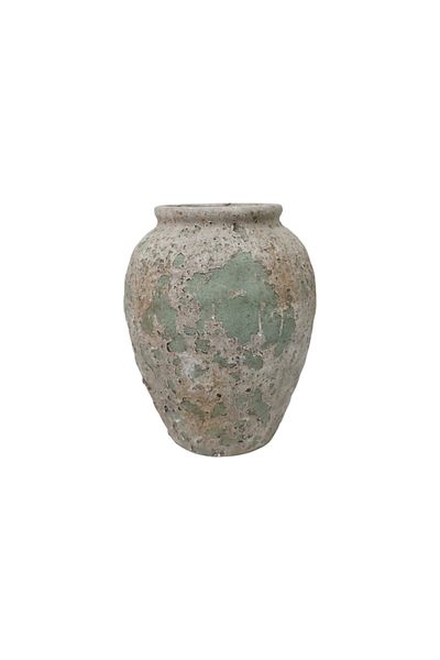 Generic Luxury vase stand in calm green color for elegant home decor and outdoor gardens (15*15*19 cm)