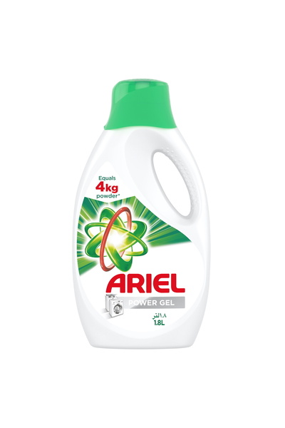 Ariel Power Gel Liquid Detergent Original Scent 1.8 Litre Original Scent, Powerful Stain Removal,