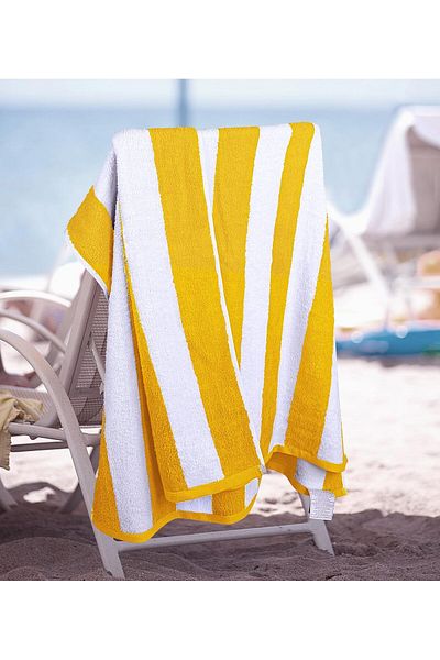 Fabienne 100% Cotton Beach Towel 30x60 Inch Pool Towel Cabana Stripe Bath Sheet 76x152cm Quick Dry Bath Towel