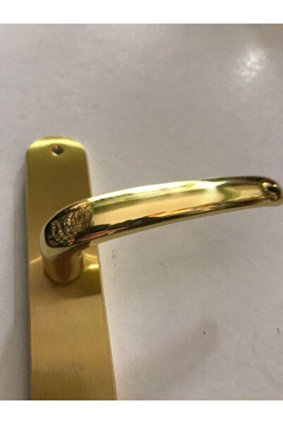 DOĞANLAR KAPI KOLLARI Doğanlar Eko Kanarya Pirinç Oda Kapı Kolu ( Sarı)