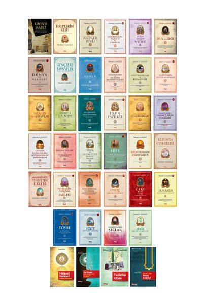 Çelik Yayınevi Imam-I Gazali Külliyatı Series Set of 38