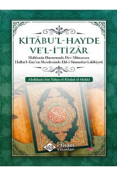 itisam yayınları Giant Dialogue in the Presence of the Caliph, Kitabul Hayde