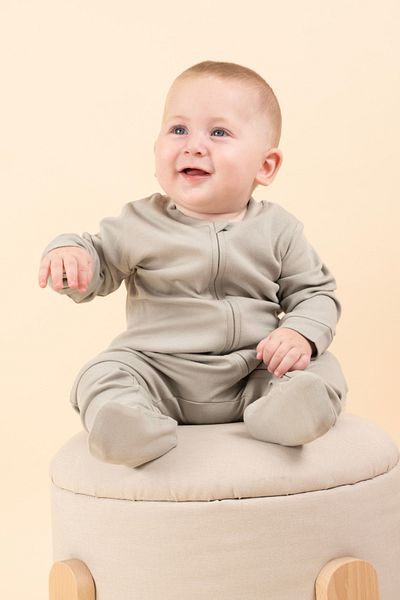 Vauva Girls Boys Baby Kids Rompers Long Sleeve Booties Zippered Sleeping Bag
