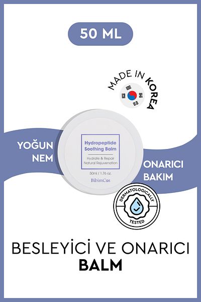 Bibimcos Hydro-Peptide Soothing Balm - Intensive Moisturizing Balm 50ml