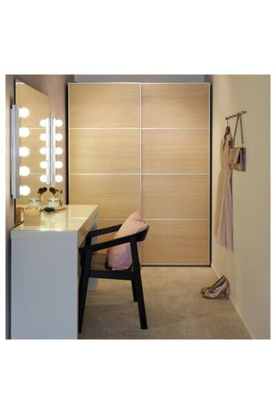 HOMHET Malm, Makyaj Masası, 120x41 cm, Beyaz