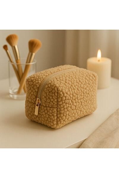 YILDIZ DİJİTAL HOME حقيبة مكياج قطيفة مقاس 18 سم – محفظة لحفظ الأقلام بسحاب مصنوعة يدويًا |   ستار هوم