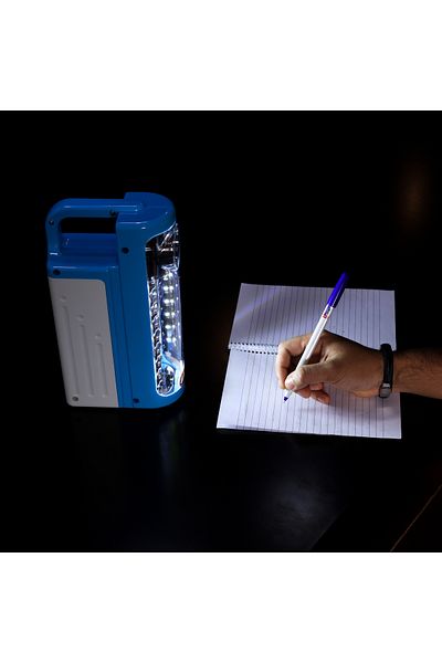 KRYPTON 100h Rechargeable Lantern With 3w Torch | Solar, Usb Charging | Indoor & Outdoor Use