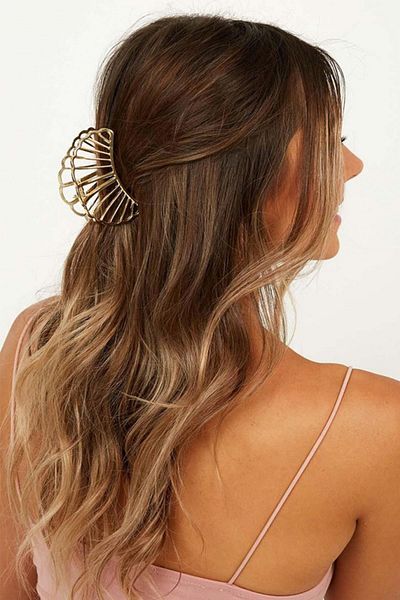New Obsessions Mitilo Gold - Μεταλλική πόρπη σε σχήμα μύδι