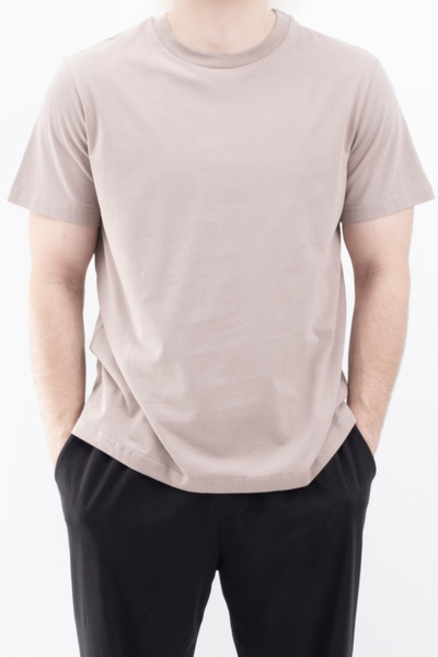 Vauva Μονόχρωμο μπλουζάκι Standard Fit Crew Neck Slim Fit Unisex Basic μονόχρωμο μπλουζάκι V00876