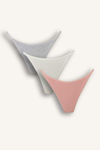 DeFacto Tanga din 3 piese-Fall in Love F1029AX25AU
