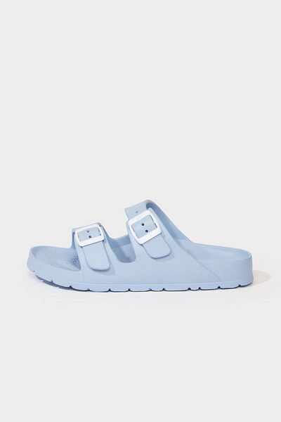 DeFacto Women's Flat Sole Double Banded Eva Slippers E3135Ax25Hs