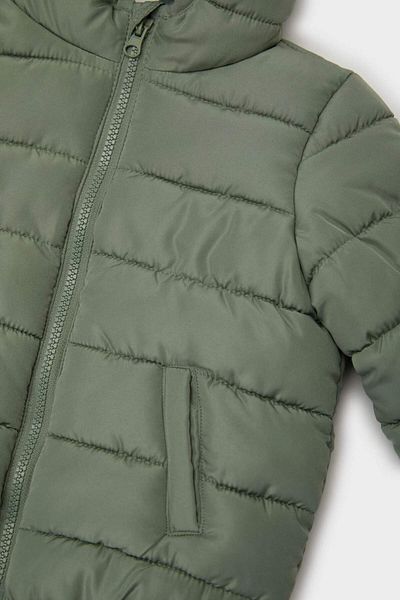 DeFacto Baby Boy Waterproof Hooded Taffeta Puffer Coat A2859A525Au