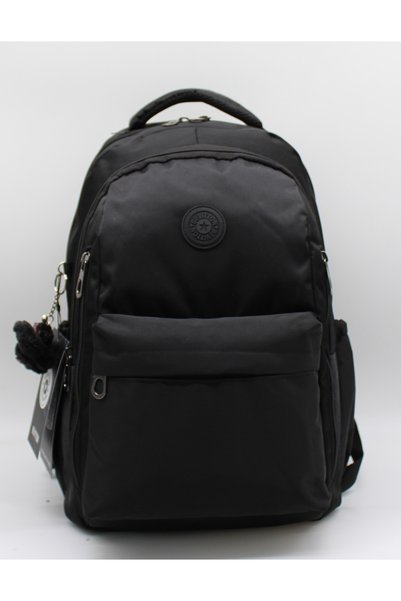 Tiny Kulomi School Backpack Unisex Water Resistant Fabric School Bag Tni2500 Black