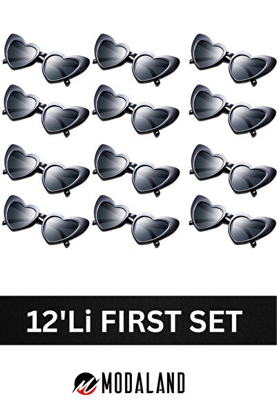 ModaLand Gelin Damat 12'li Gözlük Seti Bride And Groom