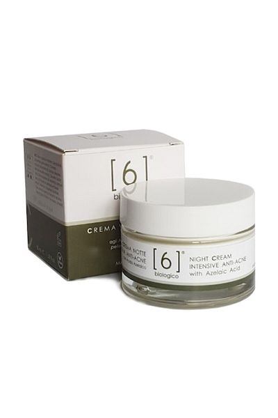 6biologico Cremă de noapte anti-acnee 100% naturală 50 ml – acid azelaic, control sebum & reparare ten
