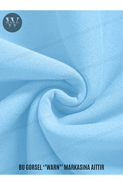 warn Unisex Bisiklet Yaka Sweatshirt 3 İplik Renkli Kışlık Pamuklu