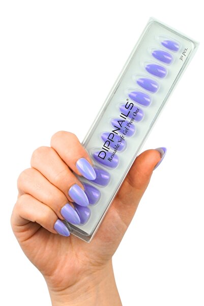 Dippnails Unicorn Jel Takma Tırnak Tekrar Kullanılabilir Badem Manikür Seti 3...