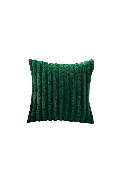 HOMİNG Green Throw Pillow Cover - 2-Piece Plush Fabric 241550