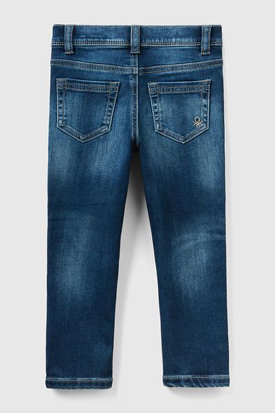 Benetton Blue Denim Baby Boy Trousers