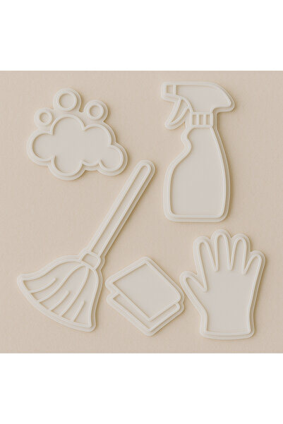 CESTOPİENO 5-Piece Cleaning Dough Sculpting Set/Cookies, Ceramic, Polymer Cla...