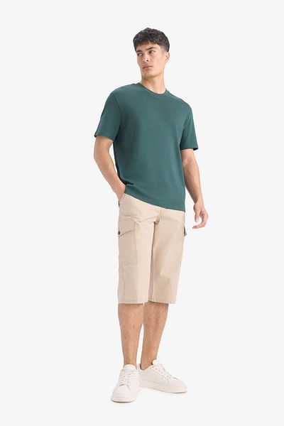 DeFacto 100% βαμβάκι Regular Fit Capri E5363AX25SM