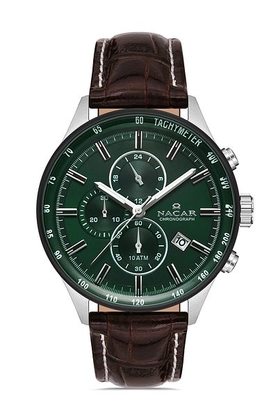 Nacar Sport Brown Men's Wristwatch Nc38-296033-Anl2